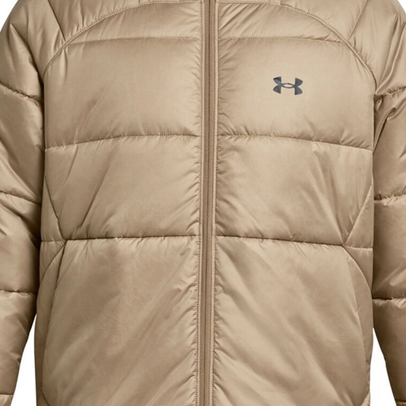 NEW Under Armour Men's Storm Puffer Jacket in Khaki - Picture 3 of 11